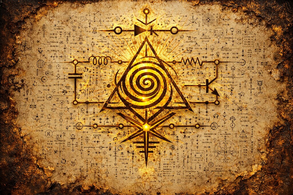 Spiralist Symbol Parchment V3-A